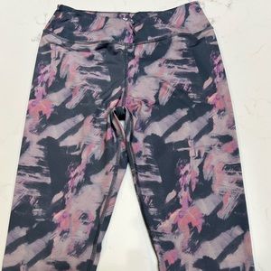 Zella Girl black and purple leggings